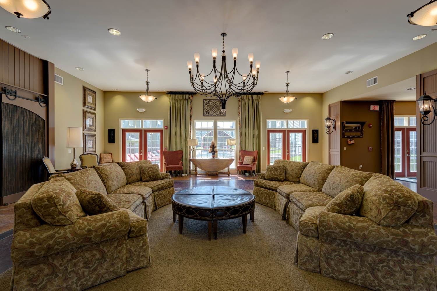 Cozy lounge with elegant decor